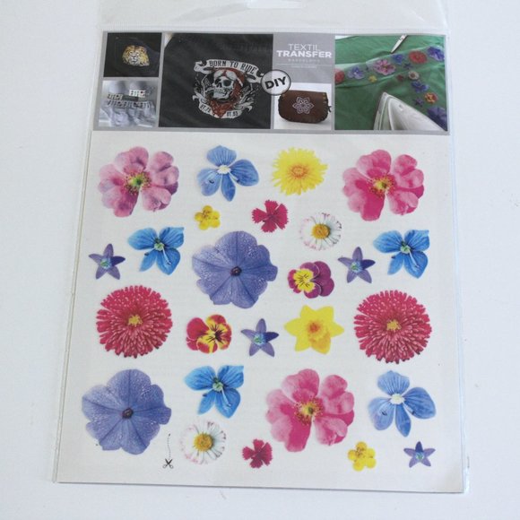 Iron On Fabric Heat Transfer Decals DIY Craft LOT - Picture 7 of 8